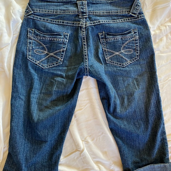 Size 5 L2 Jeanswear Low Rise Stretch Capri Jean - Picture 5 of 6